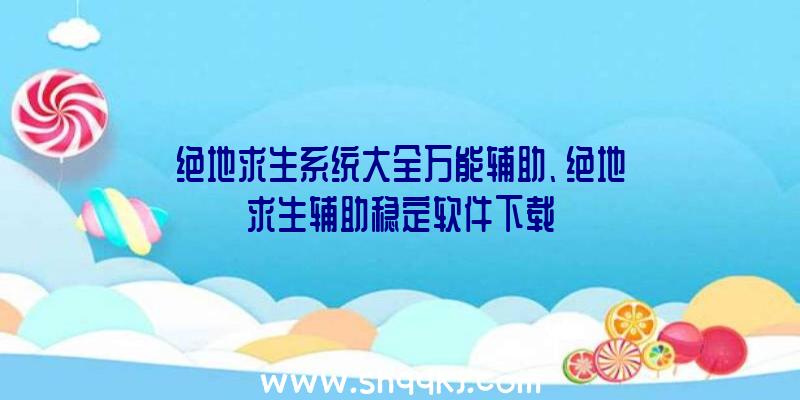 绝地求生系统大全万能辅助、绝地求生辅助稳定软件下载