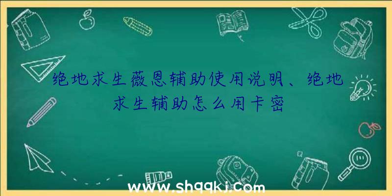 绝地求生薇恩辅助使用说明、绝地求生辅助怎么用卡密