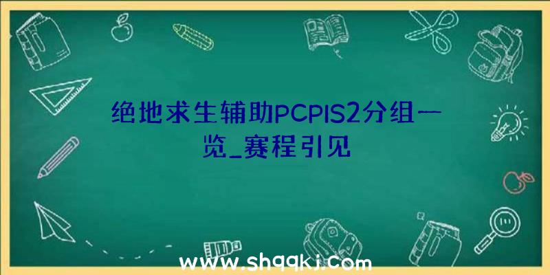 绝地求生辅助PCPIS2分组一览_赛程引见