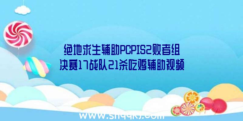 绝地求生辅助PCPIS2败者组决赛17战队21杀吃鸡辅助视频