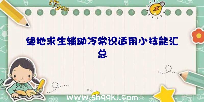 绝地求生辅助冷常识适用小技能汇总