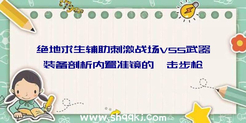 绝地求生辅助刺激战场VSS武器装备剖析内置准镜的狙击步枪