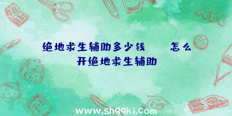 绝地求生辅助多少钱、ios怎么开绝地求生辅助