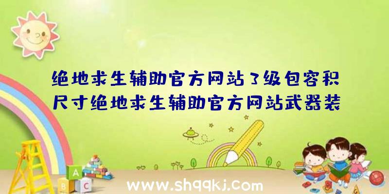 绝地求生辅助官方网站3级包容积尺寸绝地求生辅助官方网站武器装备图签