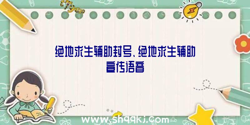 绝地求生辅助封号、绝地求生辅助宣传语音