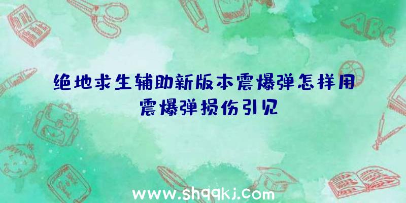 绝地求生辅助新版本震爆弹怎样用？震爆弹损伤引见