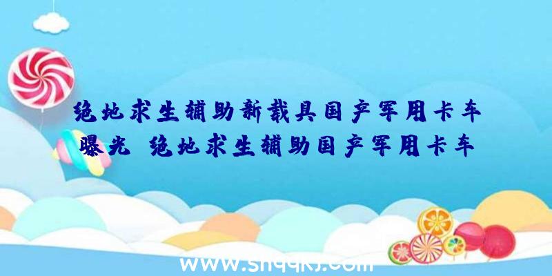 绝地求生辅助新载具国产军用卡车曝光_绝地求生辅助国产军用卡车引见