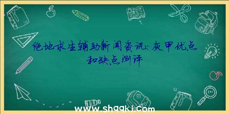 绝地求生辅助新闻资讯：灰甲优点和缺点测评