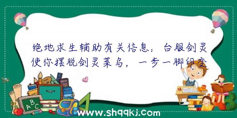 绝地求生辅助有关信息：台服剑灵使你摆脱剑灵菜鸟，一步一脚印变成侠客1