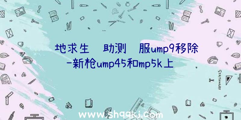 绝地求生辅助测试服ump9移除-新枪ump45和mp5k上线