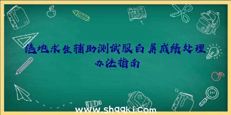 绝地求生辅助测试服白屏成绩处理办法指南