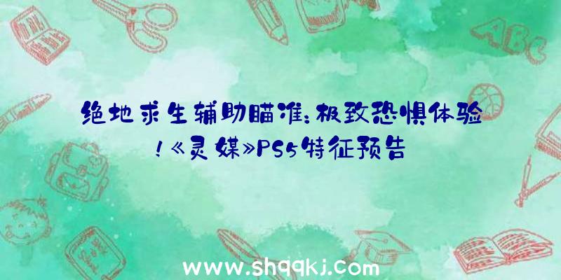 绝地求生辅助瞄准：极致恐惧体验！《灵媒》PS5特征预告