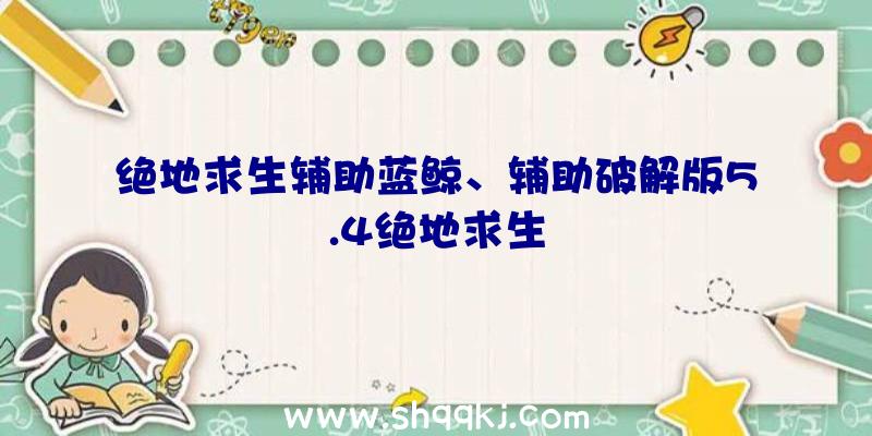 绝地求生辅助蓝鲸、辅助破解版5.4绝地求生