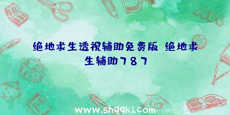 绝地求生透视辅助免费版、绝地求生辅助787