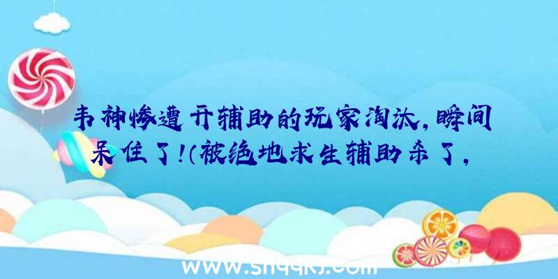 韦神惨遭开辅助的玩家淘汰，瞬间呆住了！（被绝地求生辅助杀了,马上正手攻球给另一方一个检举）